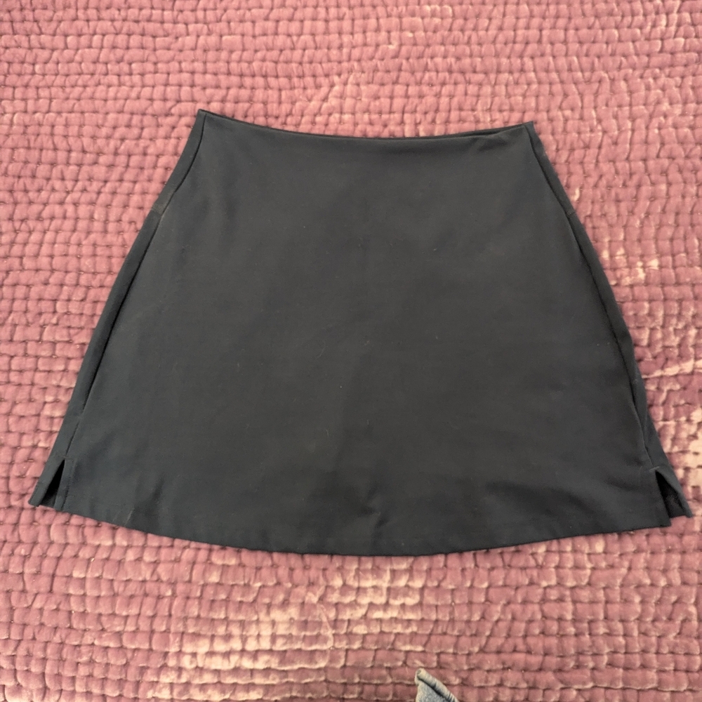 Girlfriend Collective High Rise Sport Skort Midnight Navy Blue Medium